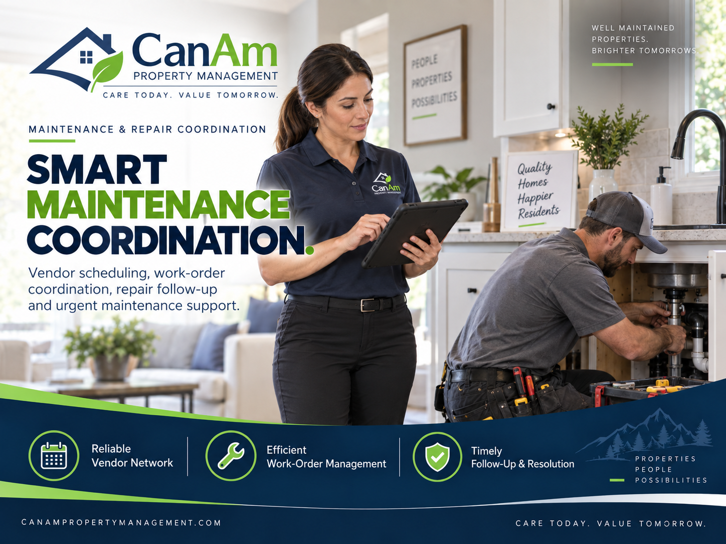 Maintenance & Repair Coordination - CanAm Property Management